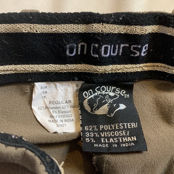 On course, size 28, tan breeches - Picture 3 of 4